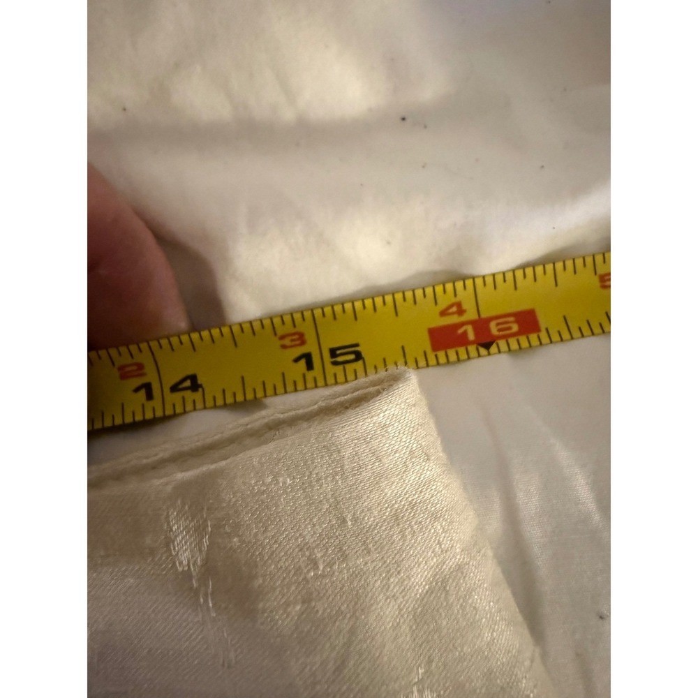 Lafayette 148 New York Gates Floral Jacquard Linen Blend Pants Pebble Size 8 NEW - Picture 12 of 14